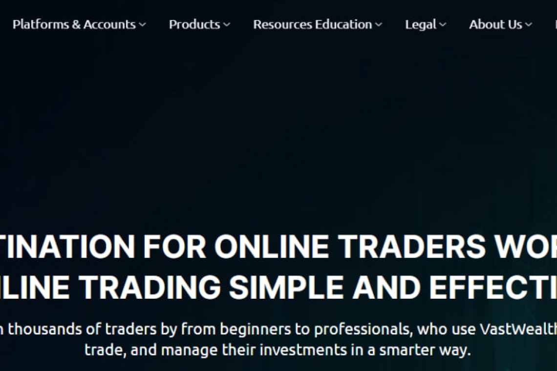 VastWealth.io Review - The destination for online traders